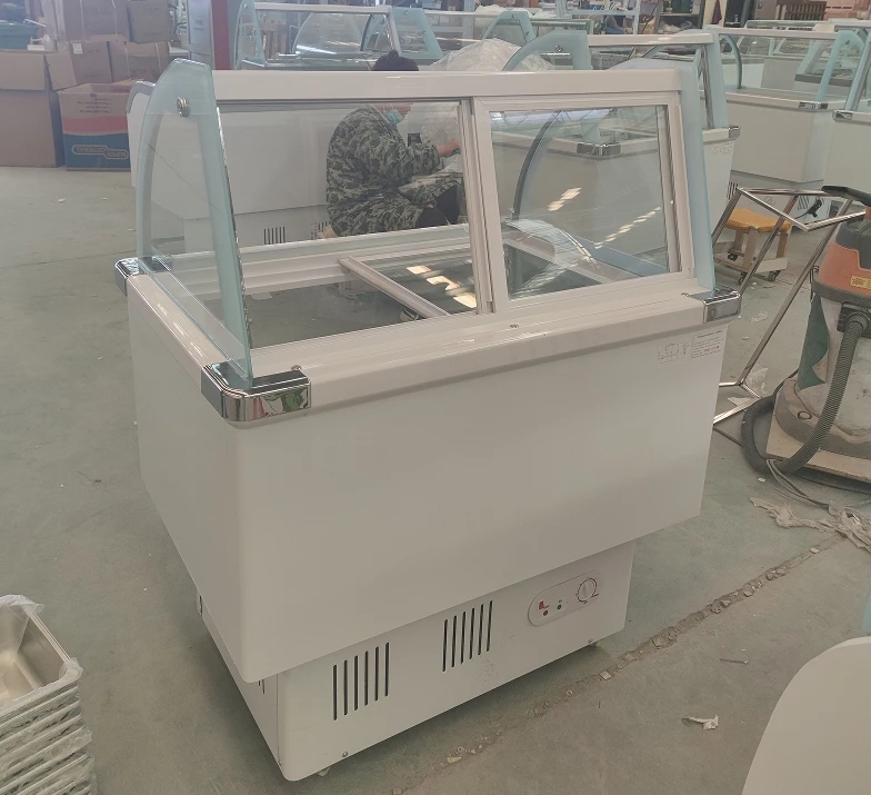 Hot sale  Ice Cream Display freezer  ice cream cake display freezer machine  display freezer gelato showcase