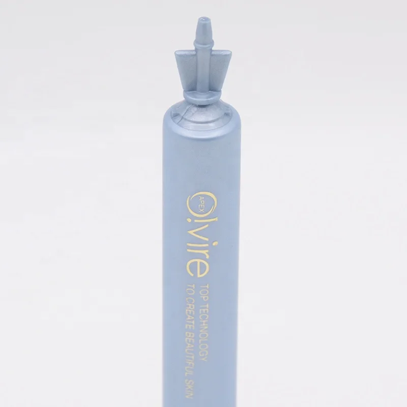 Customized logo 3ml to 25ml plastic twist off tube silkscreen printing Disposable ointment packaging tube single use tube