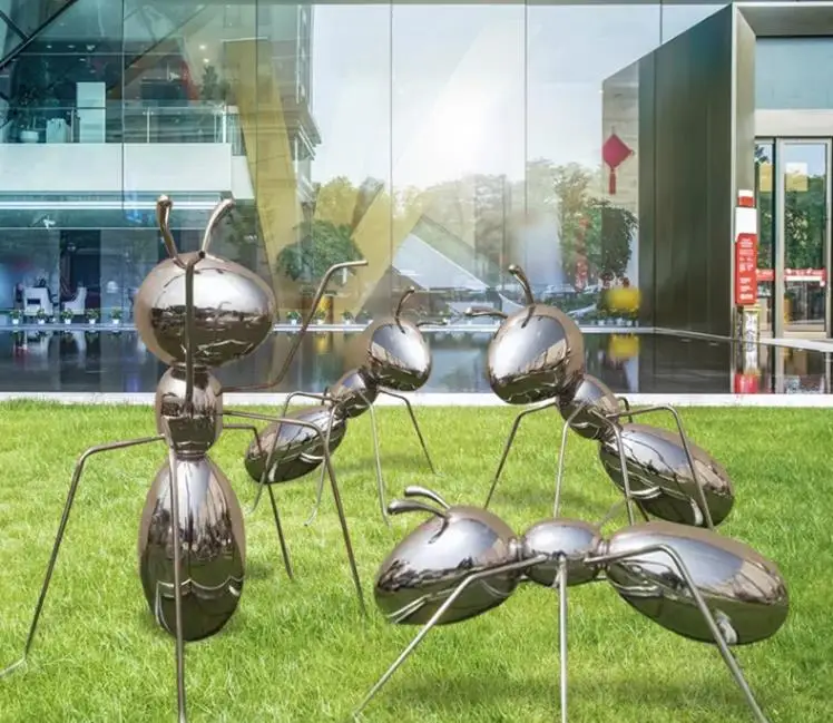 Открытый сад ландшафтный металлический муравей садовые украшения
