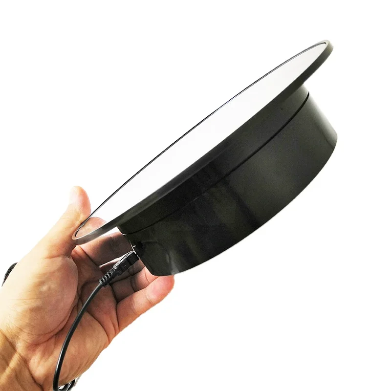 Power Rotating Turntable Display Stand Turn Watch Table Plate Jewel Platform