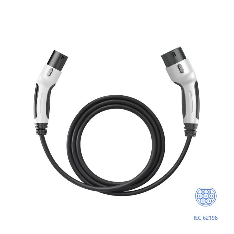 
16A single phase Type 2 to Type 2 Mode 3 EV charging coupler with CE certificate 