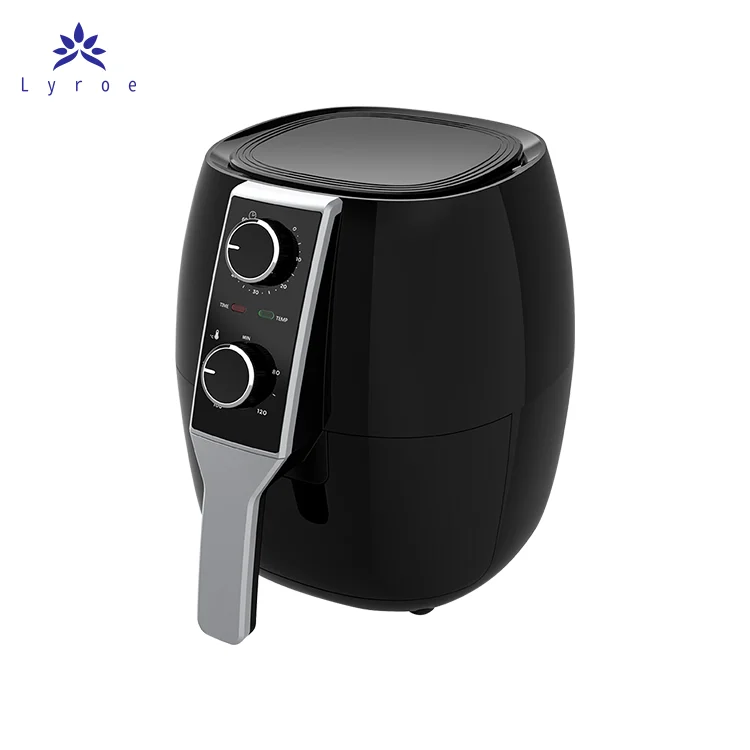 LYROE Home Kitchen Convenient Breakfast Maker Convection Fan Heating Air Fryer Oven with Basket