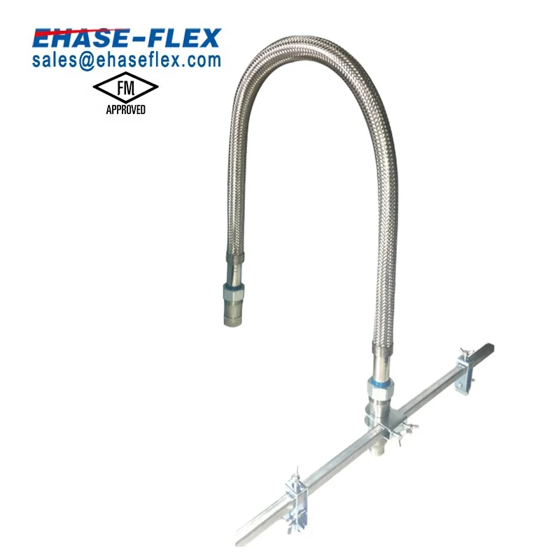 FM Approved Stainless Steel Flexible Fire Sprinkler Hose