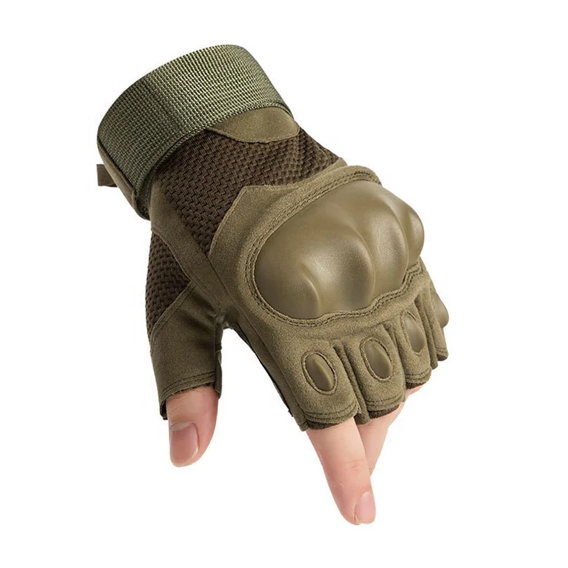 Tactical Fingerless Gloves For Motorbike Motorcycle Cycling Climbing Hiking