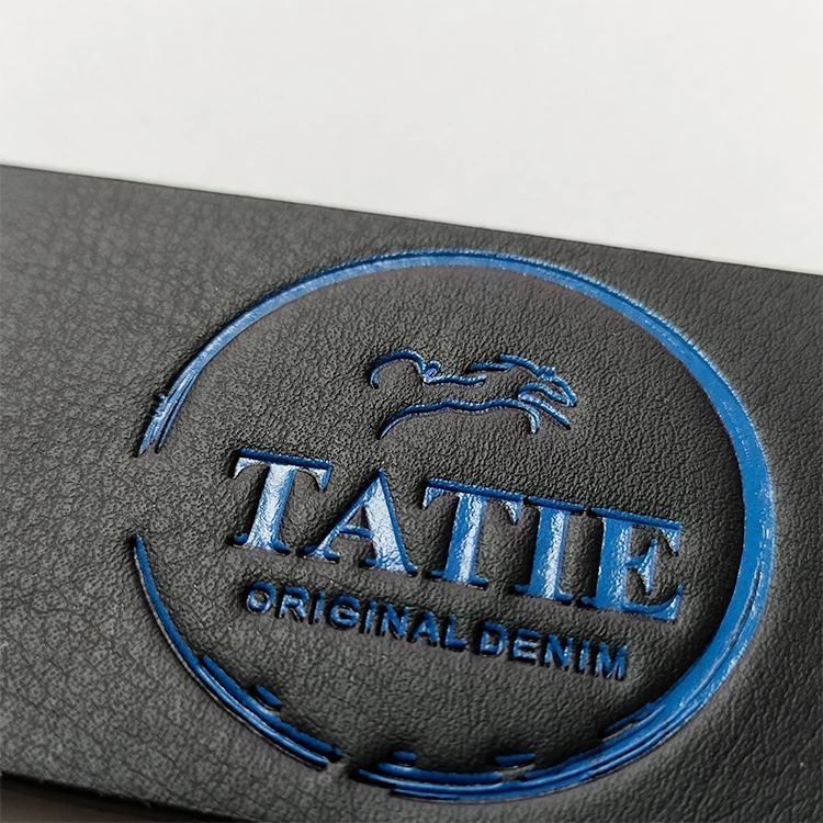 Factory custom Wholesale Luxury Garment Clothing Pu Rubber Leather Patch Labels Customized Brand Name Logo Jeans Patches