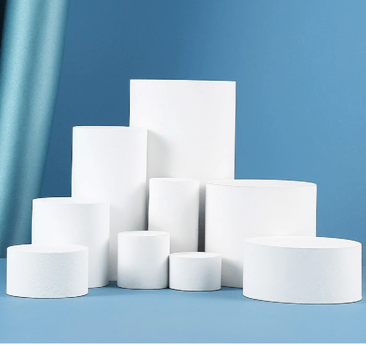 Фантастический дизайн различные размеры геометрическая форма цилиндра реквизит для фотосъемки подходящий декора фона