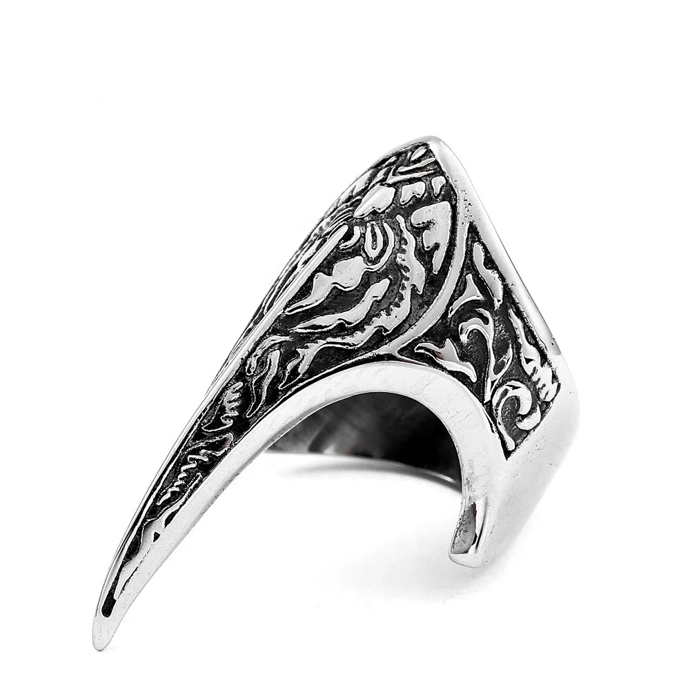 Мужское кольцо Viking Jewelry Odins Ravens Nordic кольца из нержавеющей стали