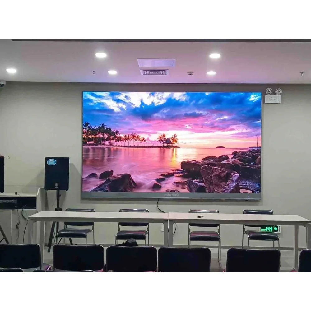 Ledwall Rgb Led Panel Backdrop Display For Church Ads Screen Night Club Indoor Studio 16X32 6Ft X 8Ft 10Ft 12Ft P2.5 Cabinet