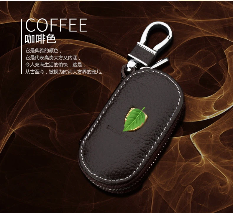 
Mcow 2019 Fashion Vintage Genuine Leather Mens Key Wallet With Zipper 