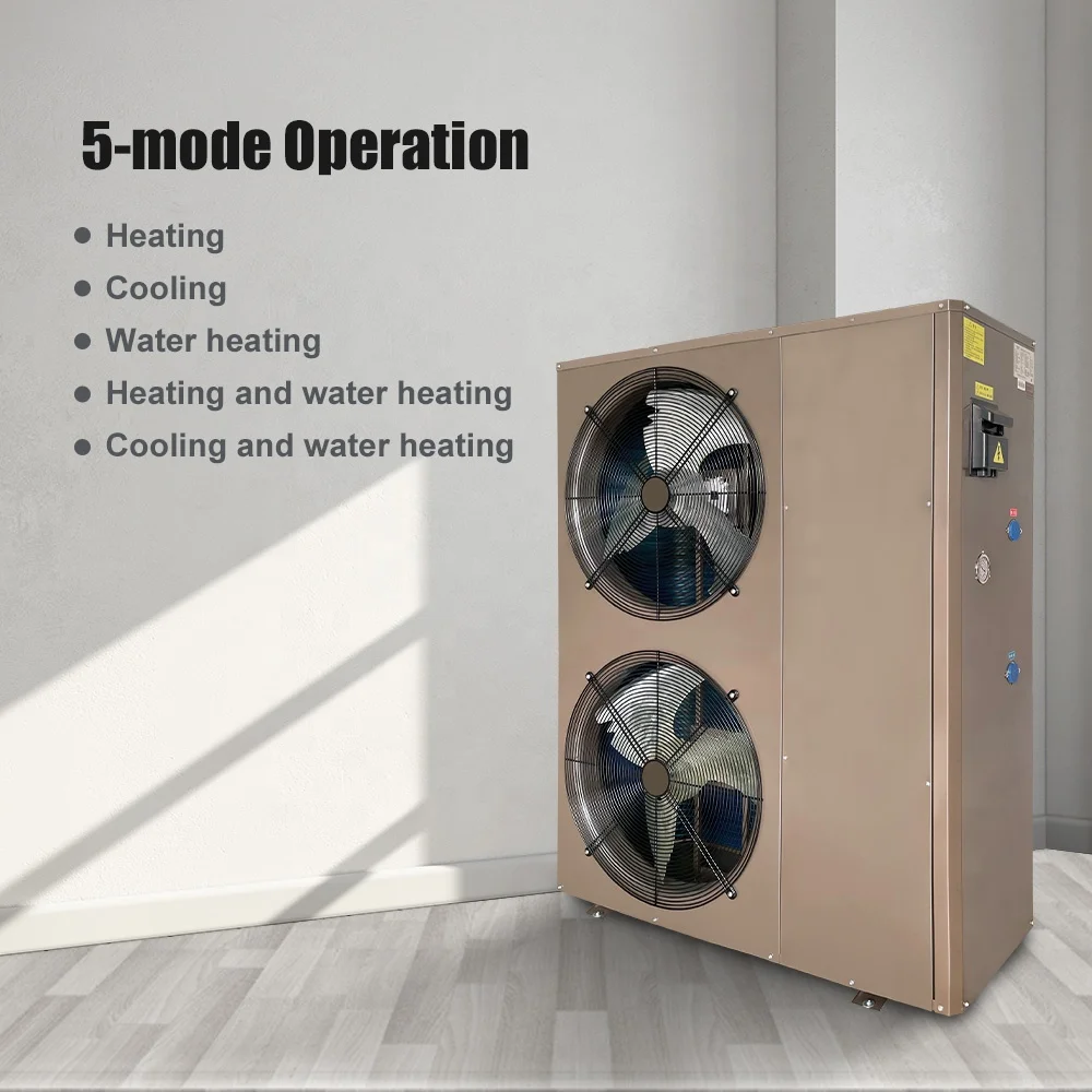Puremind R32 6-20KW Inverter Heatpump Pompa Ciepla Monobloc Air Source Heat Pump Air Conditioner Pool Water Heater for Shower