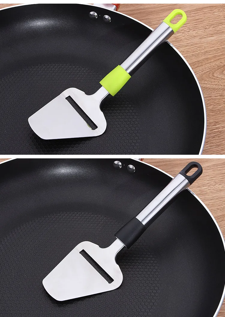 Stainless Steel Pizza Shovel Butter Cheese Cutter Slicer Pizza Shovel
