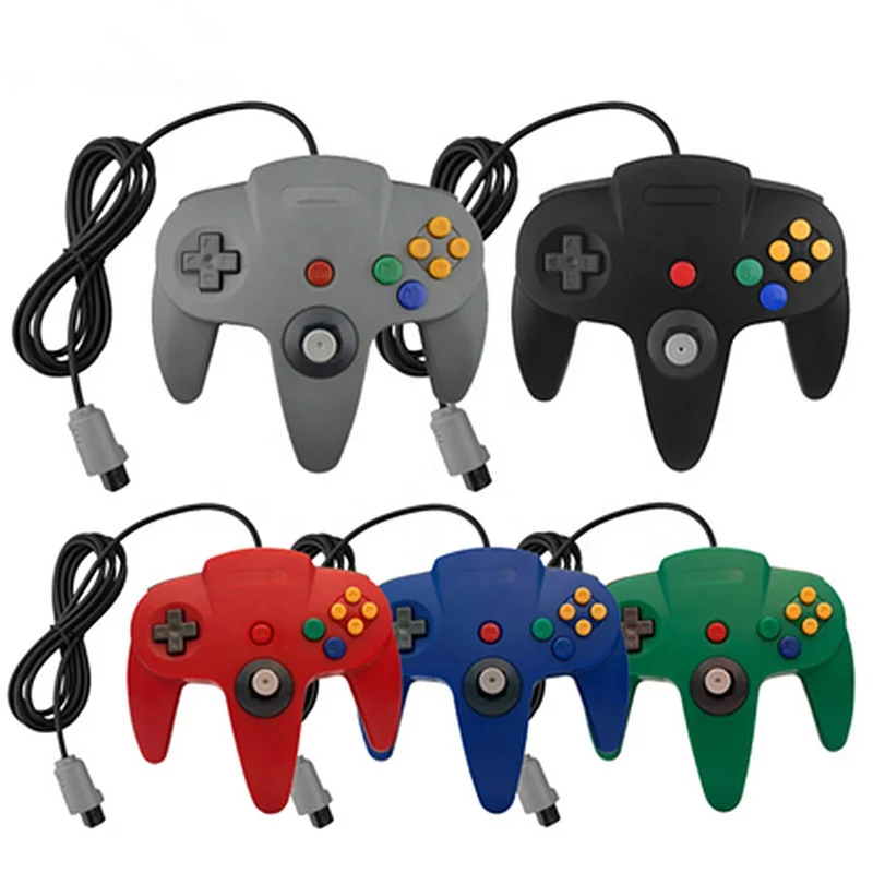 Оригинальный N64 геймпад пятно игровой консоли джойстик для Nintendo 64 контроллер хост-интерфейс 10 видов