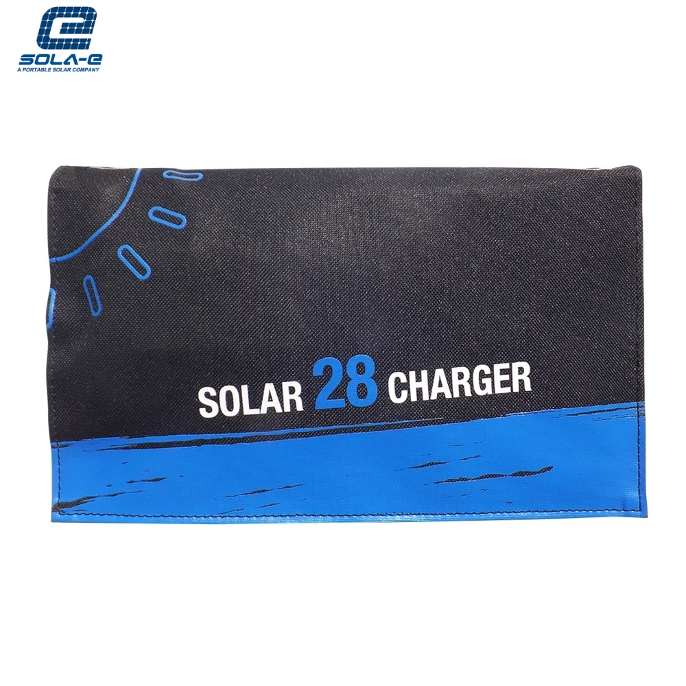 Складные солнечные панели Sunpower 28 Вт, складное солнечное зарядное устройство для мобильного телефона/аккумулятора/внешнего аккумулятора для кемпинга