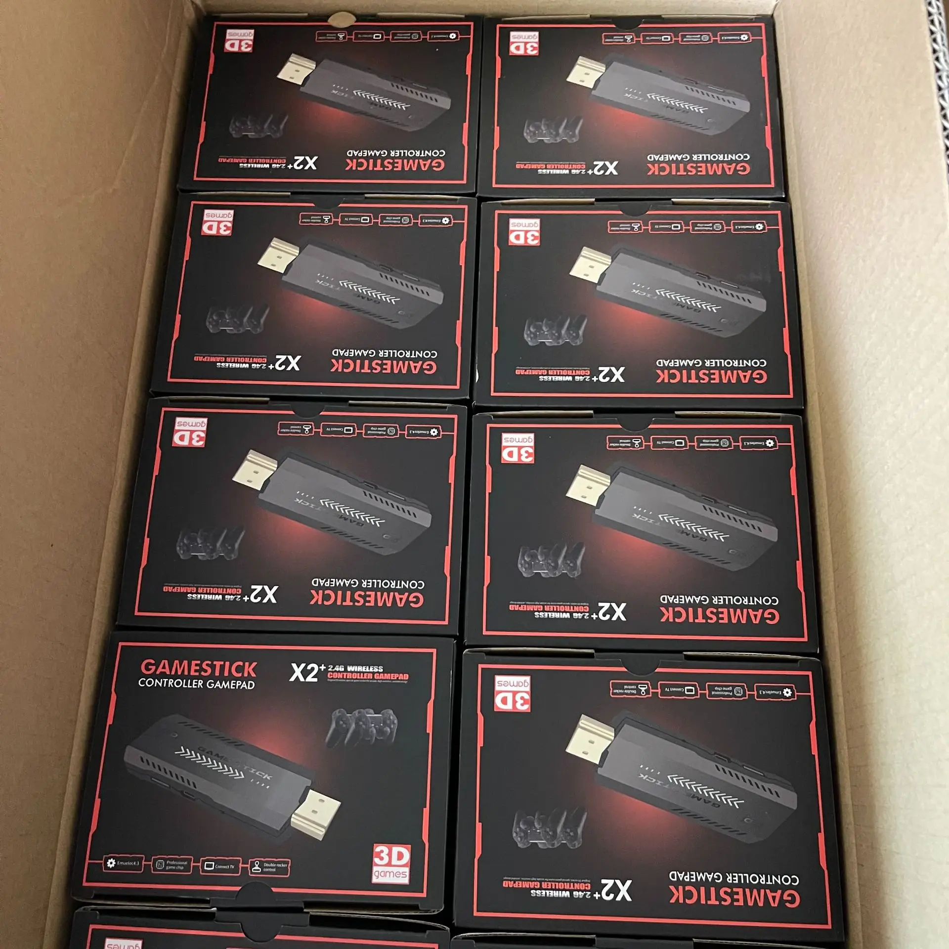 X2 Plus GD10 Pro 4K Game Stick 3D HD Retro Video Game Console Wireless Controller TV 50 Emulator For PS1/N64/DC