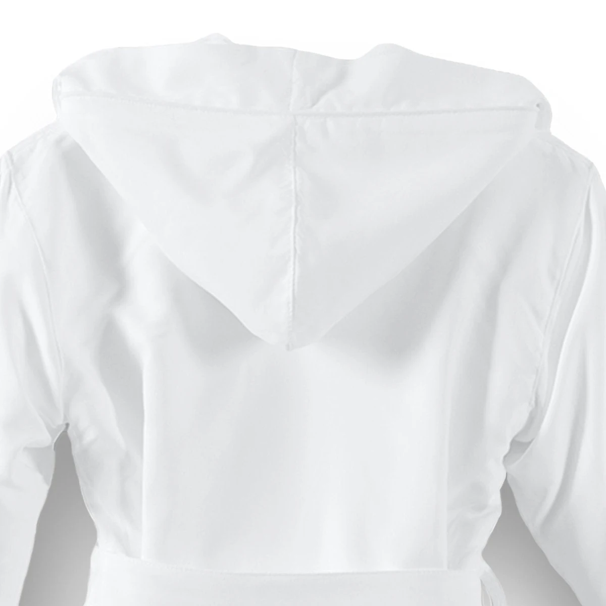 Wholesale Super Soft Luxury Microfibre White Hooded Robe Custom Logo Embroidery Women Bathrobe For Home Hotel