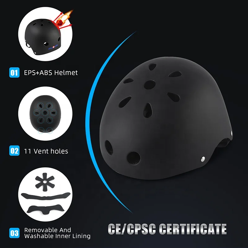 
Lightweight Breathable Protectors Head Adjustable kids adults cycling mtb bicycle bike electric scooter Skateboard safety helmet 