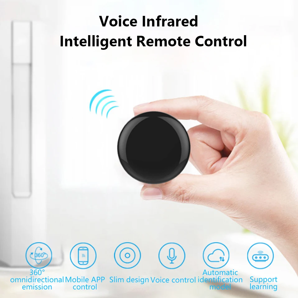 Tuya Smart Life Control AC TV/Fan/Air Conditioner Home Universal Wireless WiFi IR Blaster RF Remote