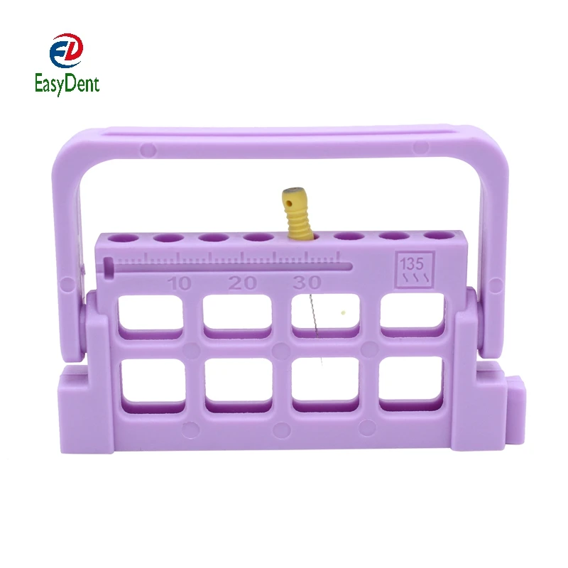 Dental Endo Ruler for Endodontic Root Canal Files Holder Endo Files Holder Instruments Endo Box for Diamond Bur