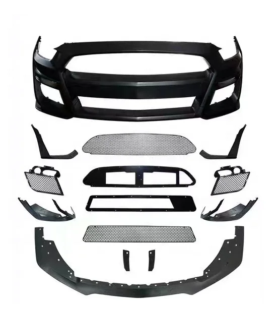 High Quality Shelby GT500 Bumper Body Kit For Ford Mustang 2015-2017 2018-2021 Upgrade GT500 Car Bumper Body Kit