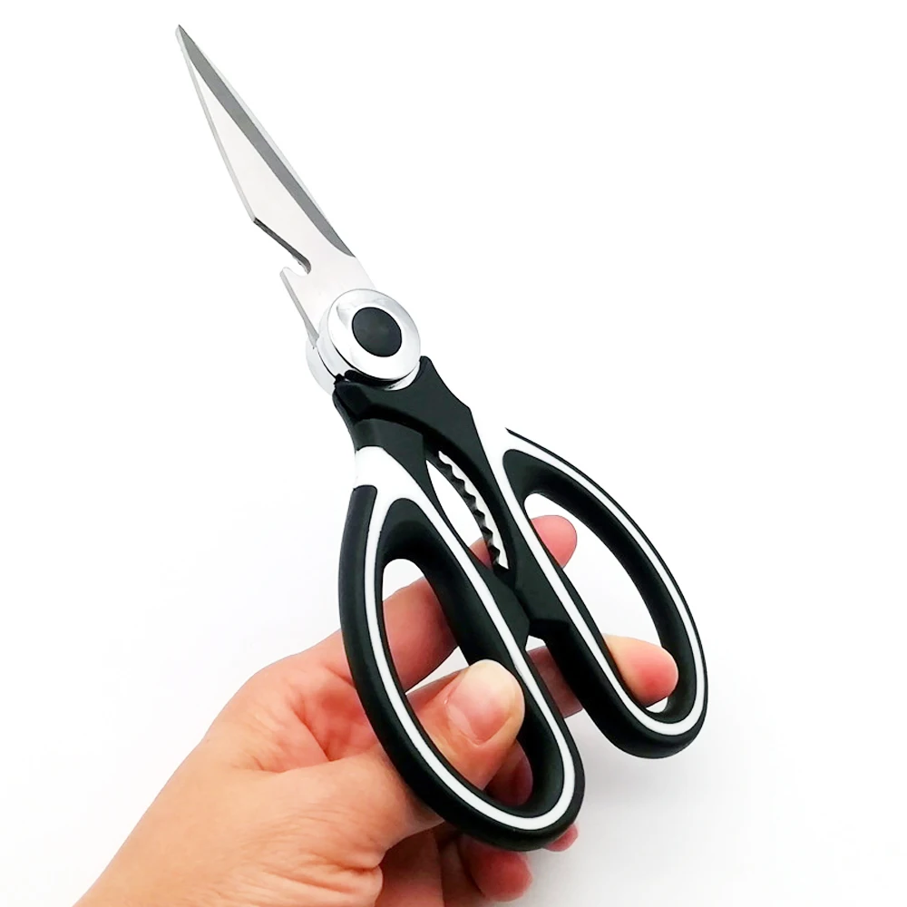 Мощные кухонные ножницы для куриных костей, аксессуары, ножницы с пластиковой ручкой для кемпинга