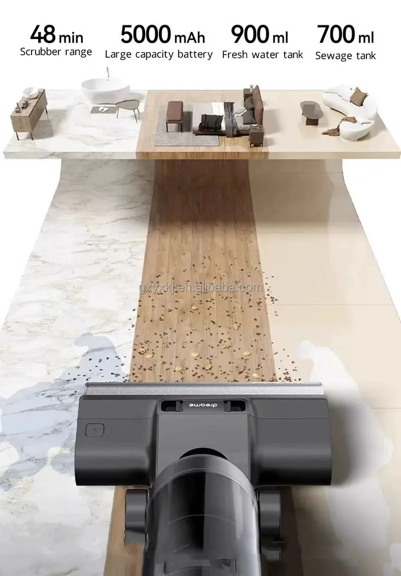 Dreame H13 Pro Plus Mix Rechargeable Portable Electric Upright Wireless Cordless Floor Care Handheld Vacuum Cleaners For Home