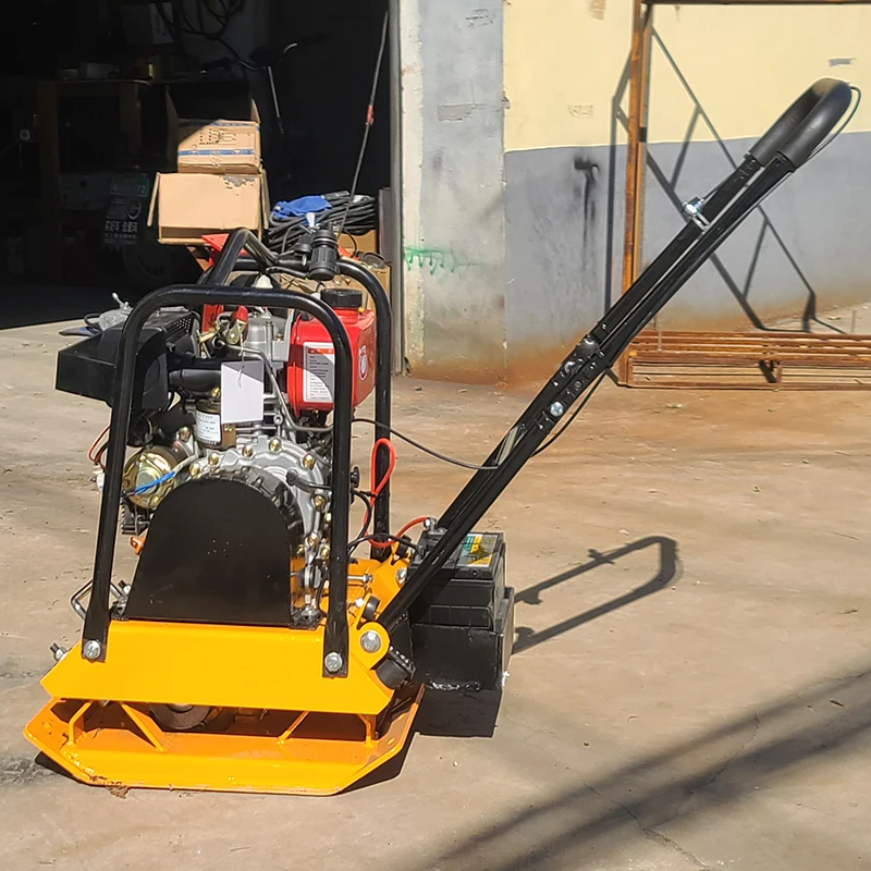 6.5hp tamper rammer vibration 100plate compactor   diesel  reversible plate compactor 	 120 kg vibrating plate compactor