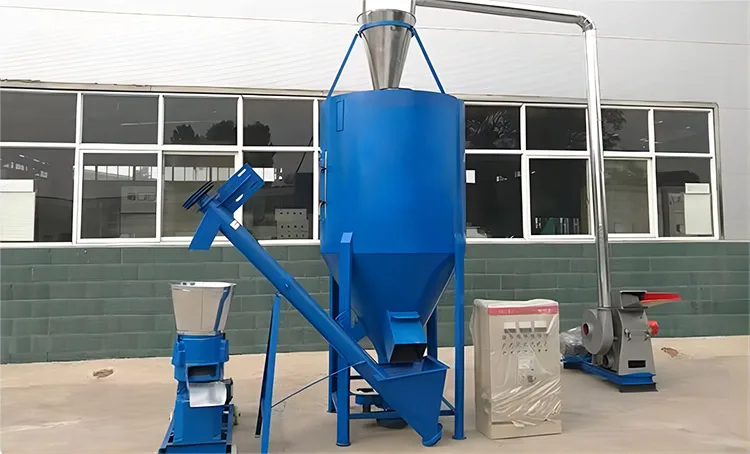 Good price wood pelletizer machine feeding cow animal heavy duty for home and farm use
