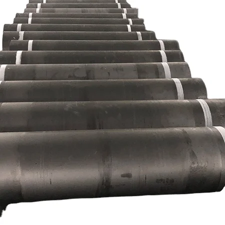 Graphite electrodes with nipples by China manufacturer can be customized