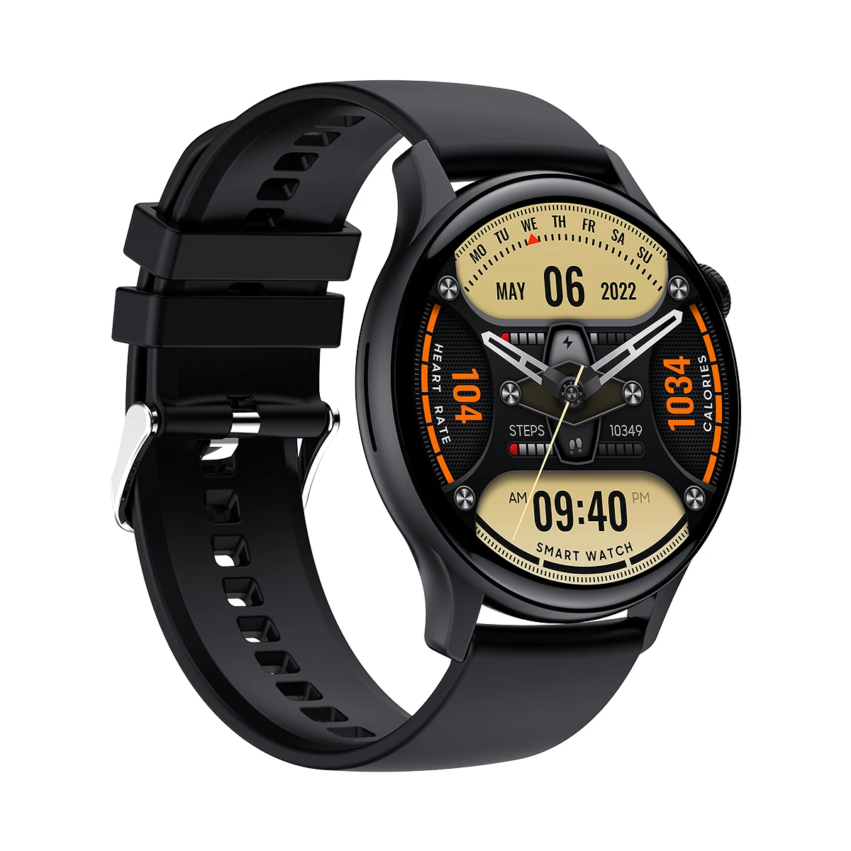 NFC IP67 waterproof alloy case smartwatch men wrist size heart rate monitor health smart watch