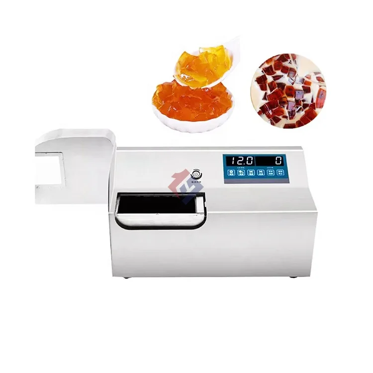 cheap jelly cube cutting machinery milk tea pudding cutter machine