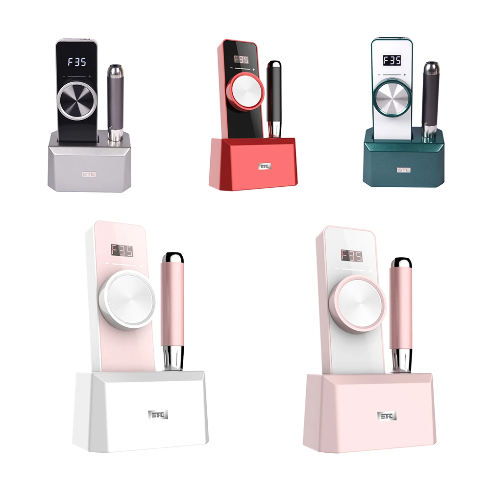Hollow Cup Nail Drill Machine 35000rpm Portable Manicure Polisher Cordless Rechargeable Electrical E-file Nail Drill Machine