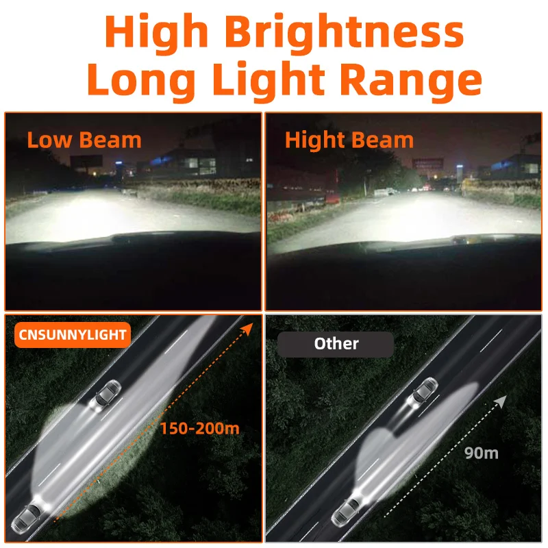 
Factory OEM Faros Led Lampadas H4 Auto Lighting System 20000Lm Turboes Led Headlight Bulb Depo Auto Lamp H7 Luces Led Headlights 