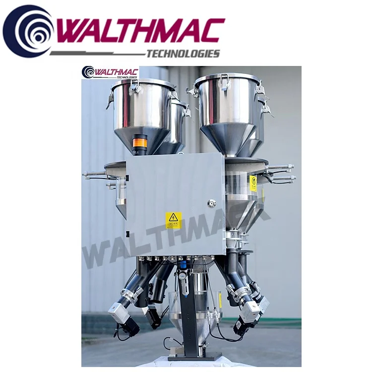 Dosing mixer for plastic pipe extruder blow molding machine loss in weight powder gravimetric batch blender