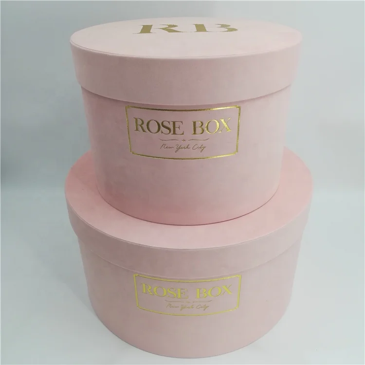 Extra large luxury round hat box for flowers/paper flower box