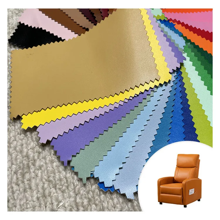 Wholesale Plant Pattern Environmentally Friendly Flame Retardant Material Furniture PU Leather For Sofa