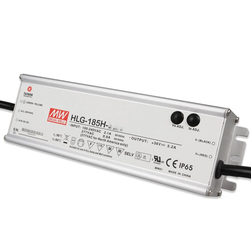 Горячая Распродажа Новый и оригинальный Meanwell HLG-185H серии HLG-185H-36A HLG-185H-36B HLG-185H-36AB Подача питания светодиоидному драйверу