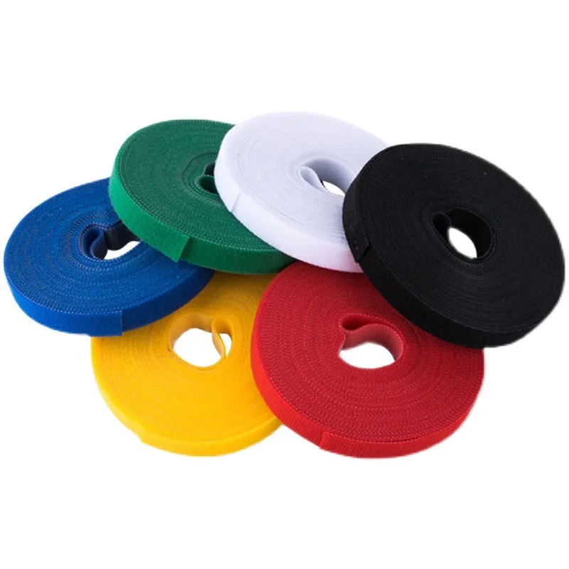 Nylon Back to back Loop and Hoop  zip ties self-adhesive