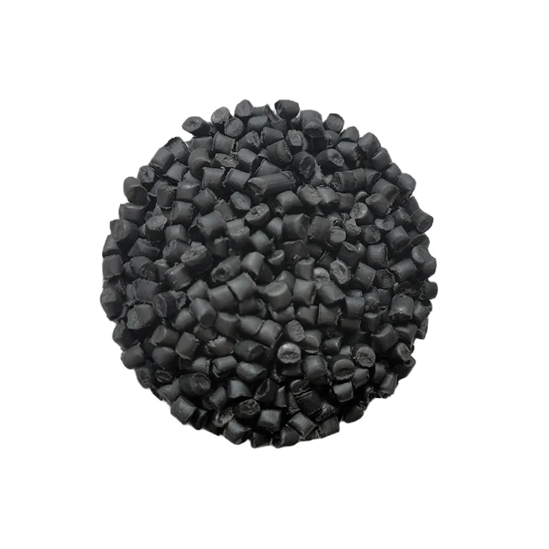 Hisoa high quality WPC granules wood grain decking outdoor Surface WPC raw material wood plastic composite pellet beauty color