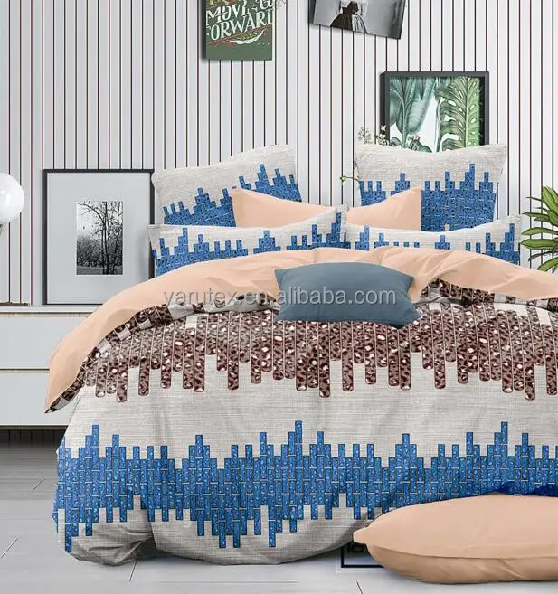 cheap disperse printed polyester fabric bedding fabric home textile /100% polyester microfiber bed sheet fabric