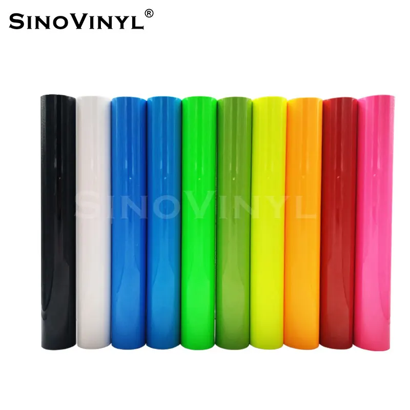 Excellent Washing Korea PU Multiple Color HTV Matte Heat Resistant Cotton Transfer Wrap Vinyl
