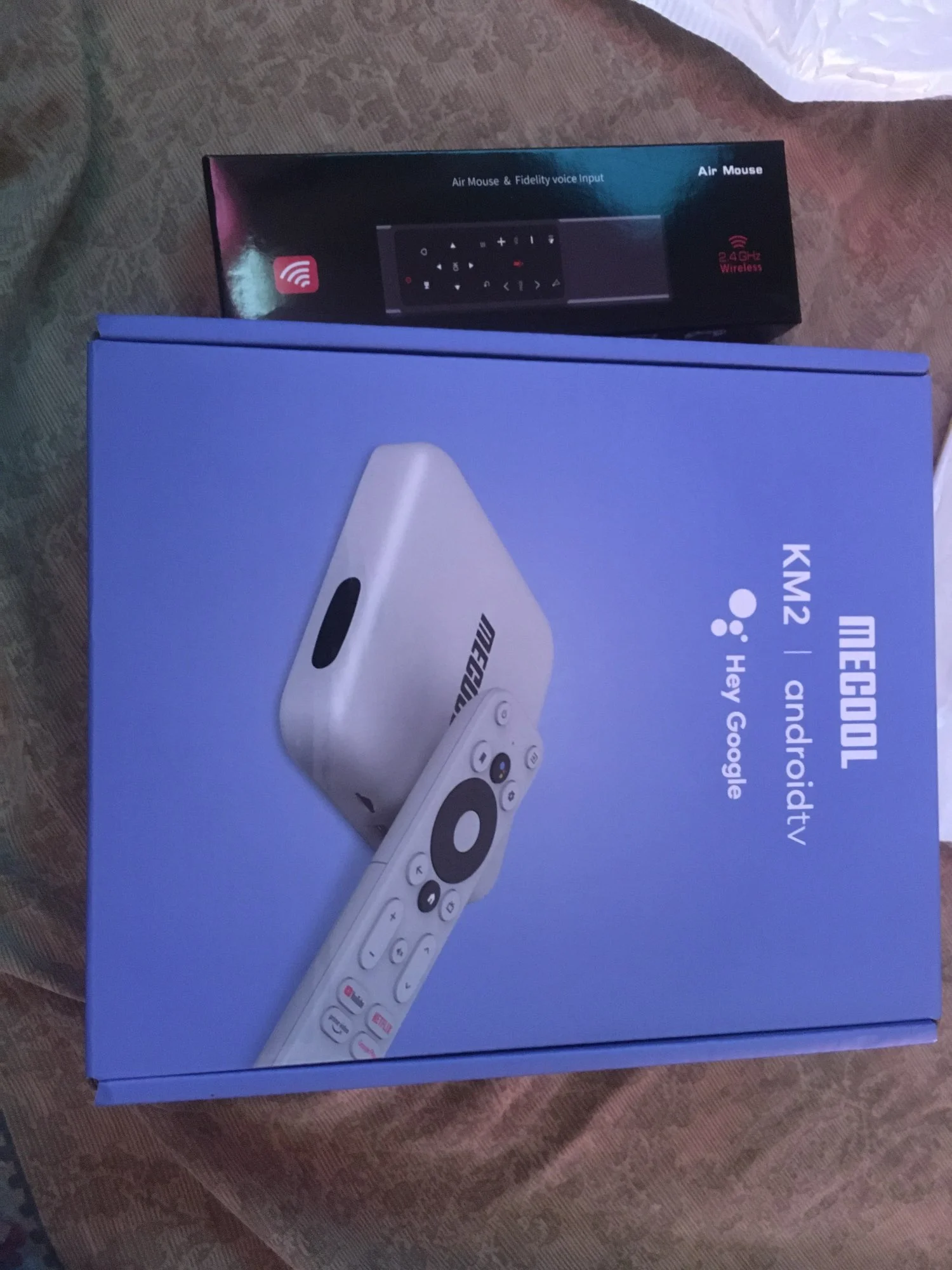 2021 MECOOL KM2 Amlogic S905X2 Quad-core Android 10 TV BOX DDR4 2GB 8GB SPDIF Ethernet WiFi Prime Video Netflix 4K TV Receivers