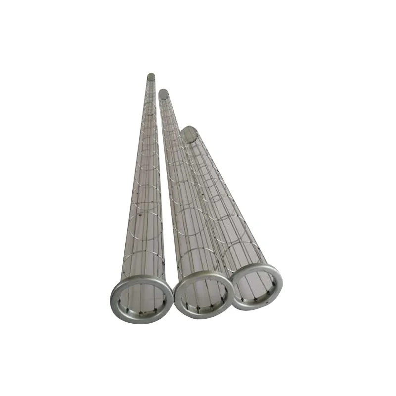 Filter bag cage carbon steel galvanized material diameter 155mm length 4500mm 120-240 10 wires used for dust removal filter bag