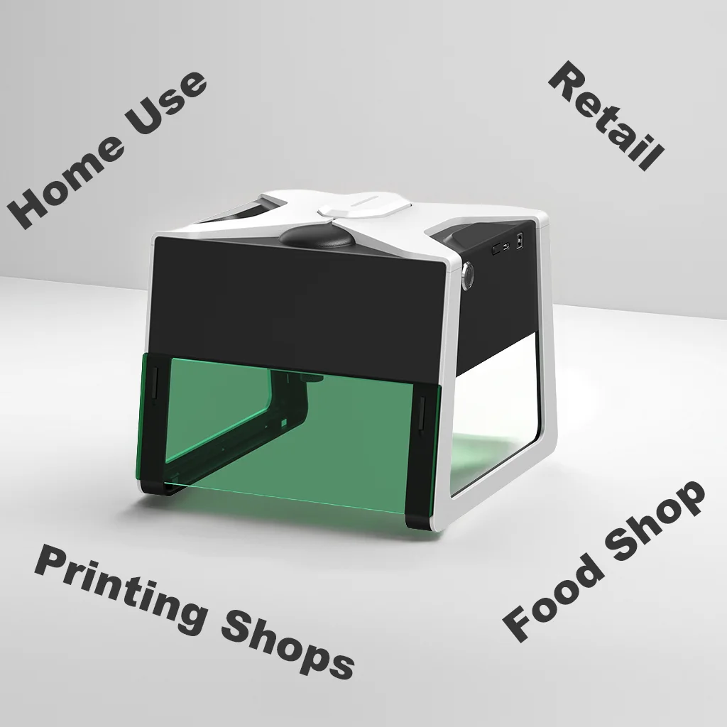 3W Mini Lazer Engraver, 85x85mm Desktop CNC DIY 3d engraving laser diodes for wood metal glass
