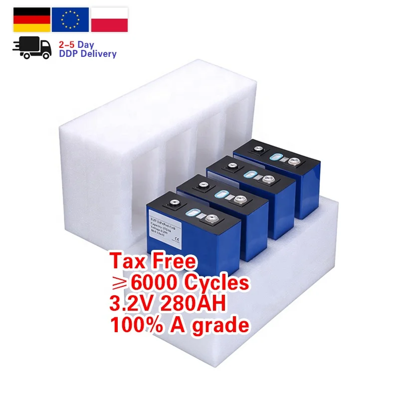 US/PL/RU stock Original Class A 3.2V Lifepo4 battery cell 3.2v 202ah 200ah 230ah 280ah 300ah 310ah lithium ion batteries