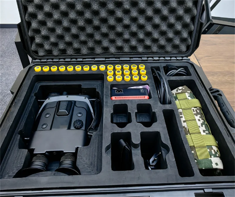 Laser anti sniper camera binocular with laser scanner in cat eyes counter sniper camera land force