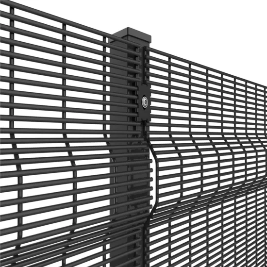 high quality 358 wire mesh fence anti climb anti theft garden Hot Dipped Galvanized pvc coated barrier security fence for prison