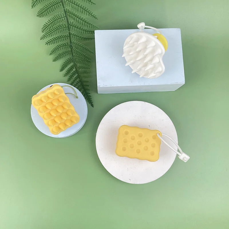 Gloway Manufacturer Wheat Straw Barber Household Growth Bath Wash Fancy Bulk Scalp Massager Shampoo Hair Brush