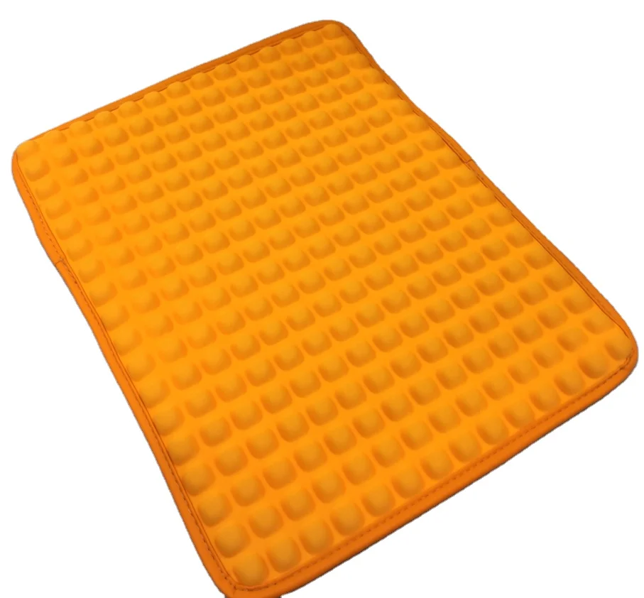 Summer Cool  Design And Fashion Cooling Memory Foam Seat Cushion With Cover. Portable Silicone Gel Seat Cushion