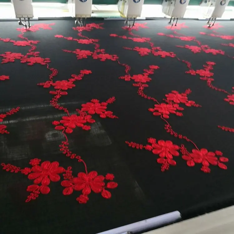 
 Китайская фабрика, африканская ткань с 3D вышивкой, Индия  