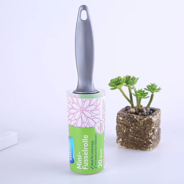 Custom Lint Remover Reusable Dog Cat Hair Extra Sticky Portable Pet Mini Lint Roller For Clothes Carpet Clean